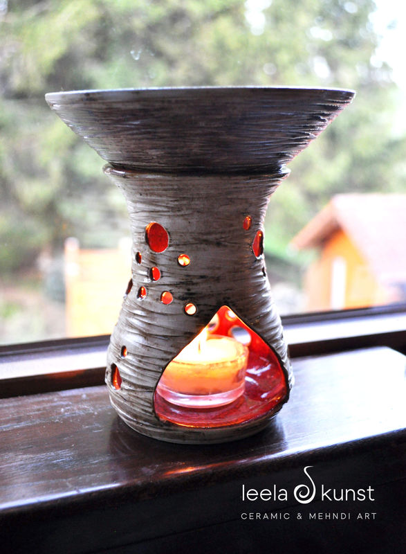 Ceramic aroma lamp